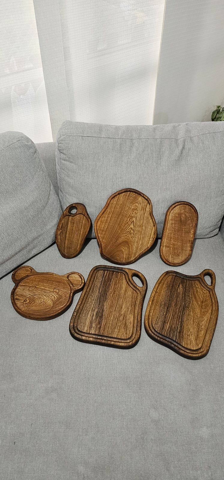 Colección completa de tablas de picar en madera